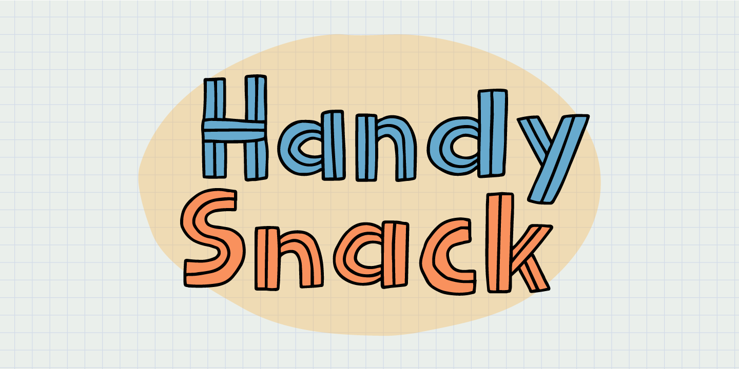 Handy Snack Regular Font preview